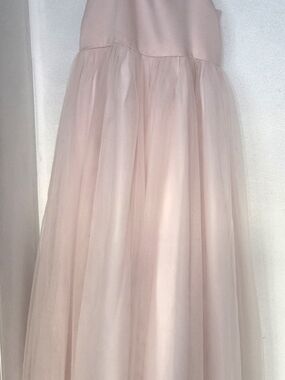 Light Pink Tulle Maxi Skirt